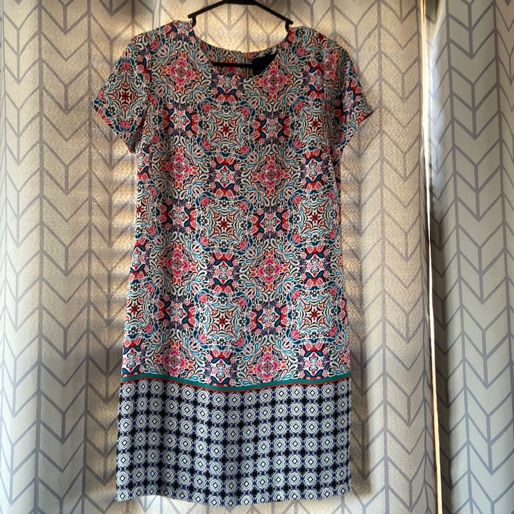 Cynthia Rowley size 2 multicolor patterned dress